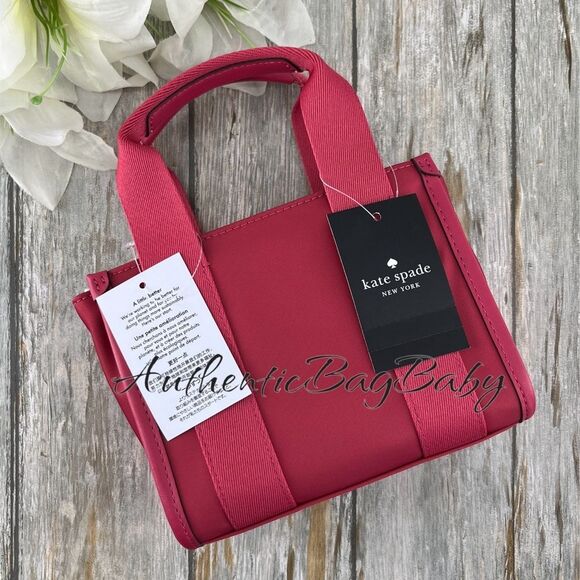 Kate Spade Purse Crossbody Kip Nylon Mini Tote Bag - Picture 4 of 10